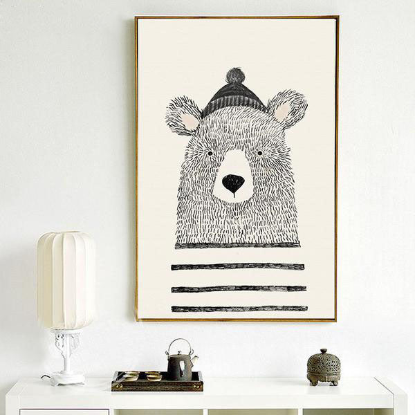 Toile Animaux Cartoon