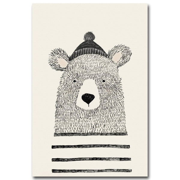 Toile Animaux Cartoon