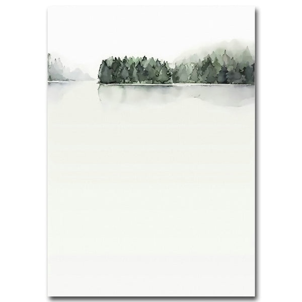 Toile Plante Verte Minimaliste