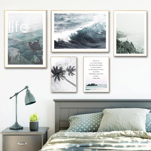Toile Paysage Island Life