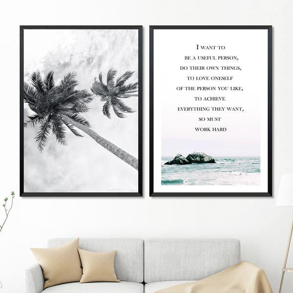 Toile Paysage Island Life