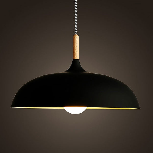 Minimalist Modern Pendant Lamps E27 Wood & Aluminum Lampshade Hanging & Pendant Lights 110V 220v for Art Fashion Decor Luminaire