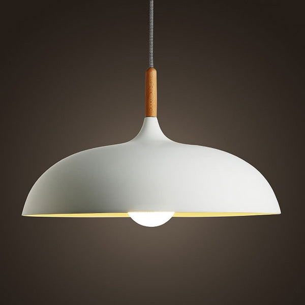 Minimalist Modern Pendant Lamps E27 Wood & Aluminum Lampshade Hanging & Pendant Lights 110V 220v for Art Fashion Decor Luminaire