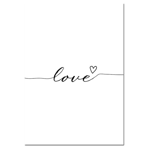 Toile Ananas Citation Love