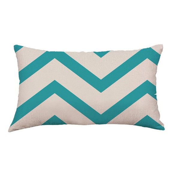 Gajjar Pillow Cotton Removable Washable Geometric Lines Festival Pillow inflatable neck pillow for travel