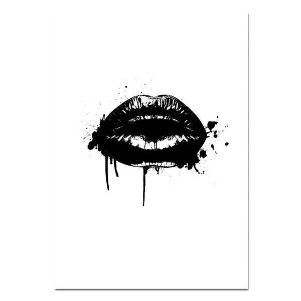 Toile Mode Vogue Lips