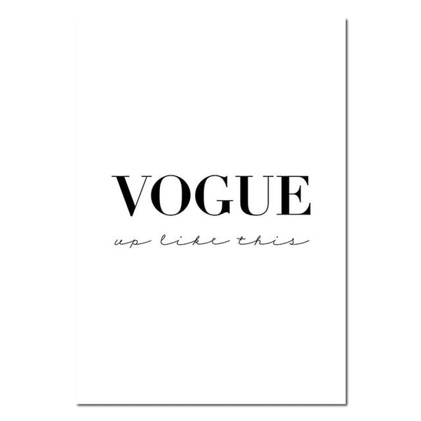 Toile Mode Vogue Lips