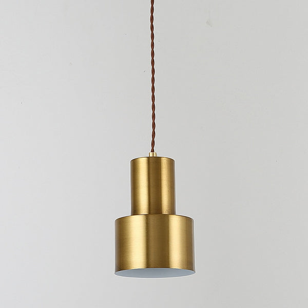 Nordic Gold bronze pendant light postmodern minimalist lamp light pendant lamps antique lamp lights metal cord pendant lighting