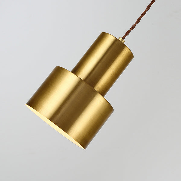 Nordic Gold bronze pendant light postmodern minimalist lamp light pendant lamps antique lamp lights metal cord pendant lighting