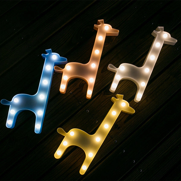 Lovely Animal LED 3D Light Night Light Kids Gift Toy For Children Bedroom Party Home Decoration Lamp Indoor Lighting