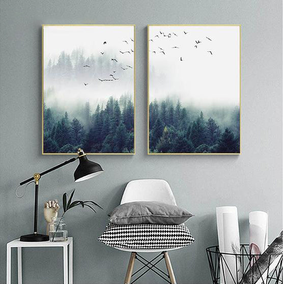 Toile Paysage Nature Forêt