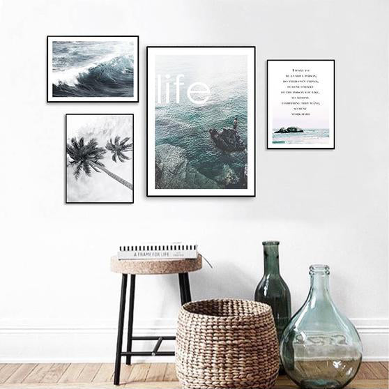 Toile Paysage Island Life