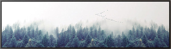 Toile Paysage Foret Brumeuse