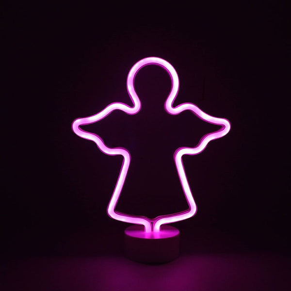 2018 New Red Lighting Flamingo Neon Decoration Table Lamp Romantic LED Lighting Interior Bedroom Festival Club Wedding ZQ-NH310