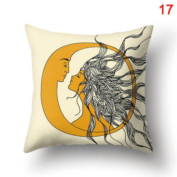 Pillow Cover Case 45x45cm Home Decoration Durable for Bedroom Car Coffee Bar Hot Sale
