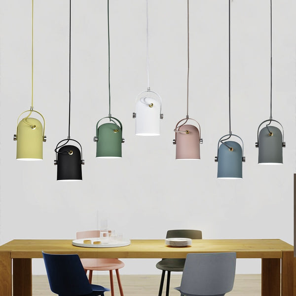 Nordic Minimalism droplight Angle adjustable E27 small pendant lights, Home decor lighting lamp and Bar Showcase spot light
