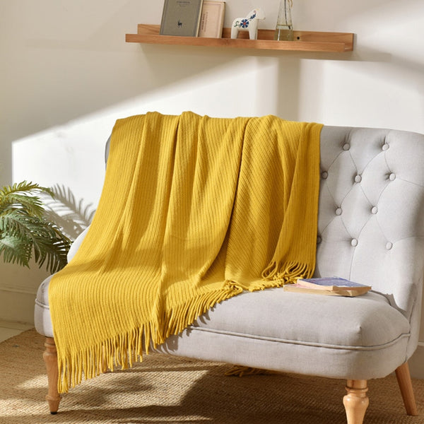 Battilo Home Decorative Soft Throw Blanket Perfect Gift Warm & Cozy for Couch Sofa Bed Beach Travel