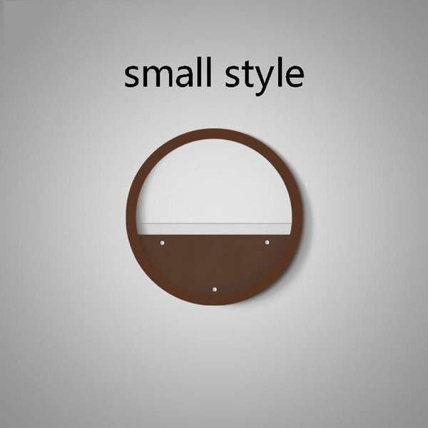Nordic brief Round Iron Succulent Plant Wall Vase Glass Potted Flower Pot Ornaments Pendant Wall Decor Hanging Planter Flowerpot