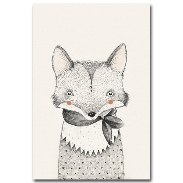 Toile Animaux Cartoon