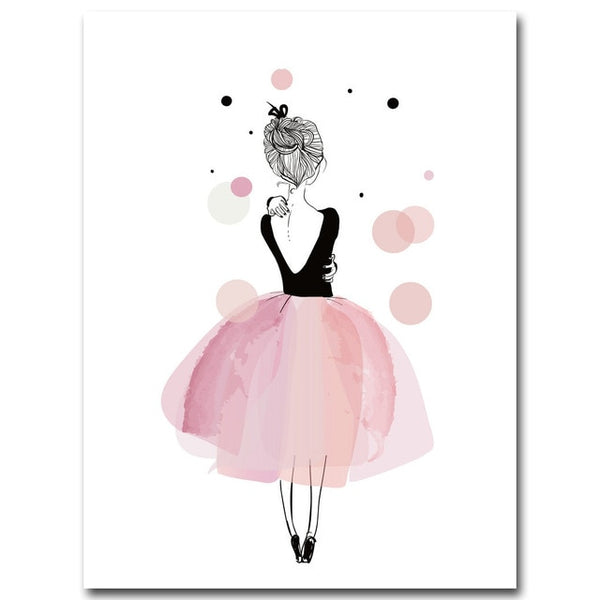 Toile Citation Princesse & Fée