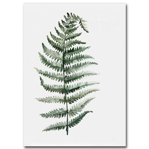 Toile Plante Verte Minimaliste