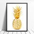 Gold Pineapple Wall Art Poster and Print Canvas Paintings for Living Room Decor Scandinavian Quote Minimalism Bedroom Decor