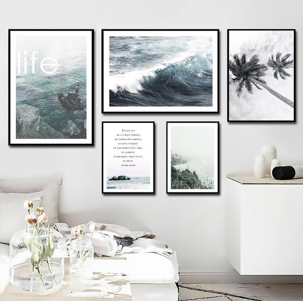 Toile Paysage Island Life