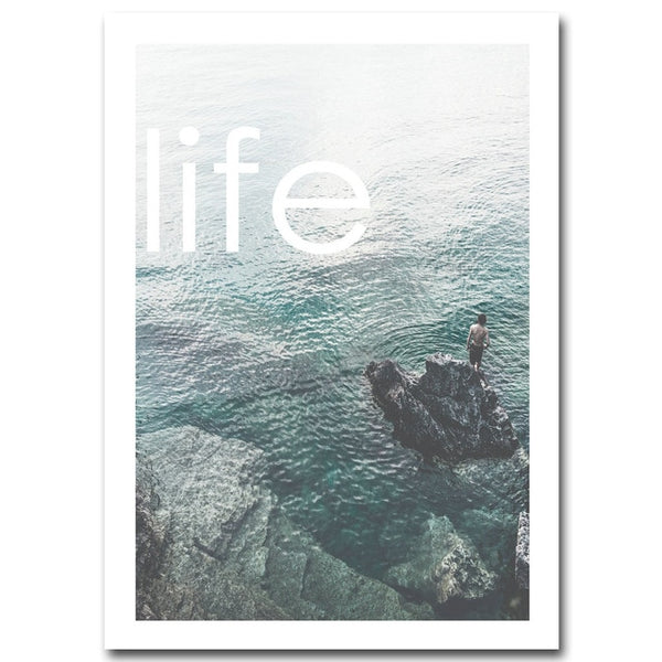 Toile Paysage Island Life