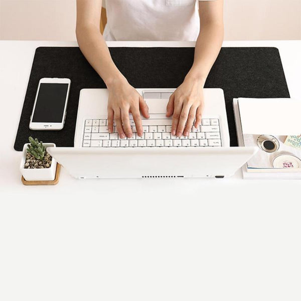 700*330mm Large Office Computer Desk Mat Modern Table Keyboard Mouse Pad Wool Felt Laptop Cushion Desk Mat Gamer Mousepad Mat