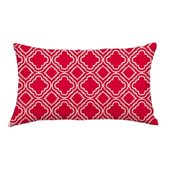 Gajjar Pillow Cotton Removable Washable Geometric Lines Festival Pillow inflatable neck pillow for travel