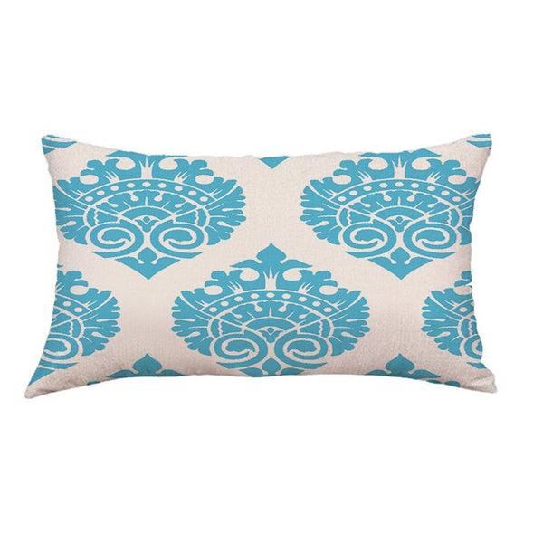 Gajjar Pillow Cotton Removable Washable Geometric Lines Bed geometric Festival Pillow inflatable neck for travel