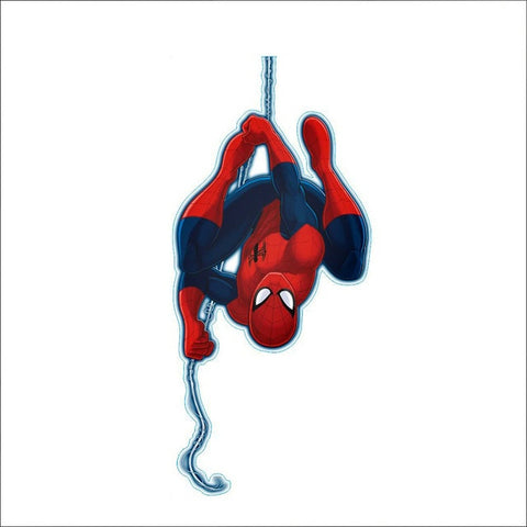 3d effect hero spiderman wall stickers for kids rooms nursery home decor cartoon decorative wall decals pvc poster diy mural art