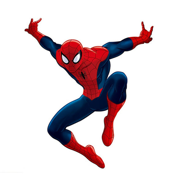 3d effect hero spiderman wall stickers for kids rooms nursery home decor cartoon decorative wall decals pvc poster diy mural art