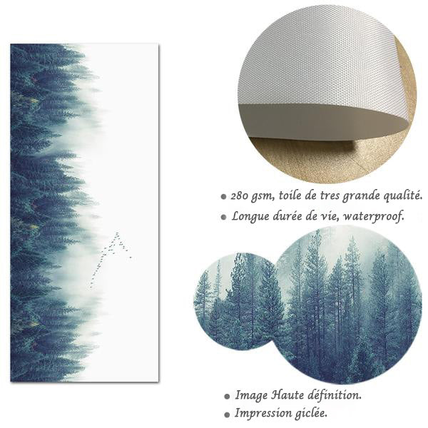 Toile Paysage Foret Brumeuse