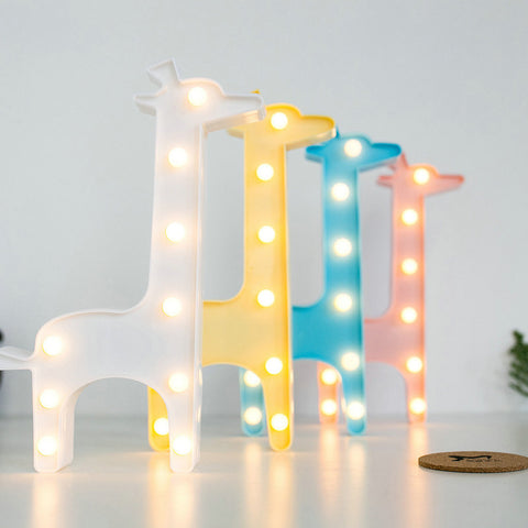 Lovely Animal LED 3D Light Night Light Kids Gift Toy For Children Bedroom Party Home Decoration Lamp Indoor Lighting