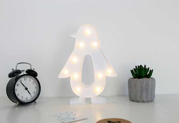 Lovely Animal LED 3D Light Night Light Kids Gift Toy For Children Bedroom Party Home Decoration Lamp Indoor Lighting