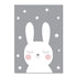 Toile Lapin & Ourson Be Happy My Baby