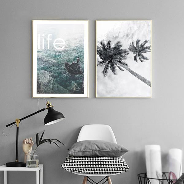 Toile Paysage Island Life