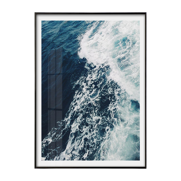 Scandinavian Tropical Decoration Sea Leaf Canvas Poster Landscape Nordic Style Wall Art Print Nature Painting Decorative Picture