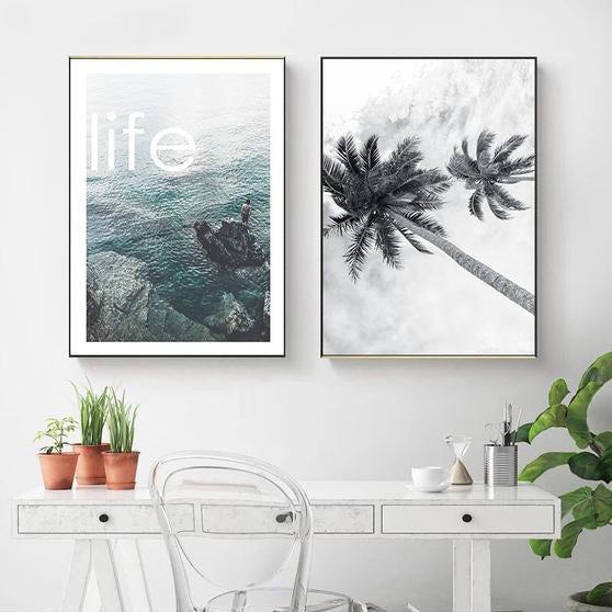 Toile Paysage Island Life