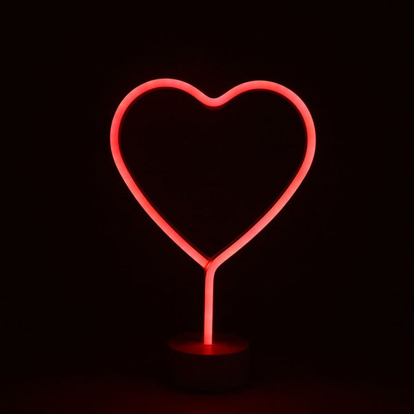 2018 New Red Lighting Flamingo Neon Decoration Table Lamp Romantic LED Lighting Interior Bedroom Festival Club Wedding ZQ-NH310