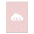 Cartoon Moon Star Nursery Quotes Wall Art Canvas Poster Print Kawaii Nordic Painting Picture Baby Bedroom Decoration Home Decor