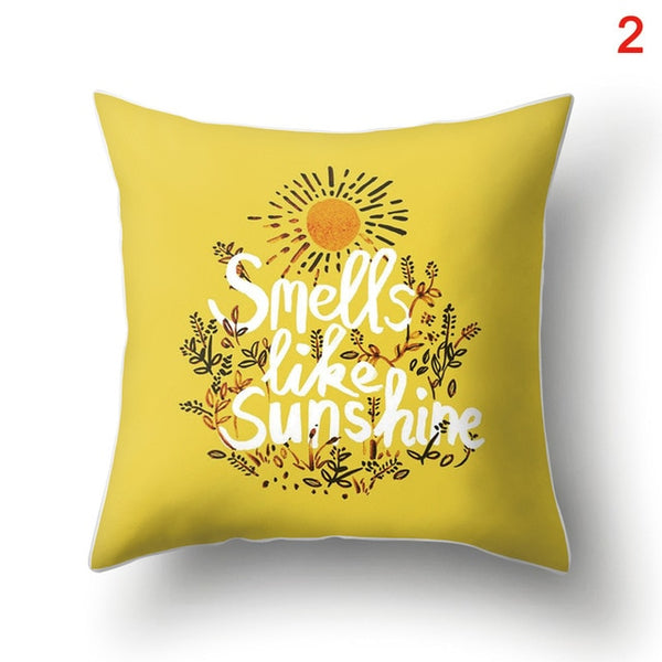 Pillow Cover Case 45x45cm Home Decoration Durable for Bedroom Car Coffee Bar  Hot Sale