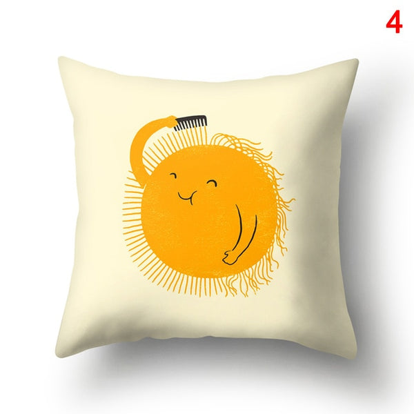 Pillow Cover Case 45x45cm Home Decoration Durable for Bedroom Car Coffee Bar  Hot Sale