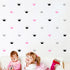 24pcs Crown pattern sticker for kid's bedroom decor,Princess baby nursery wall decal,Mason Jar Girly labels,s1