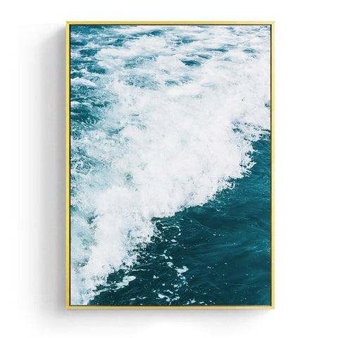 Nordic Poster Sea Canvas Painting Quotes Wall Art Posters and Prints Wall Pictures for Living Room Home Decor
