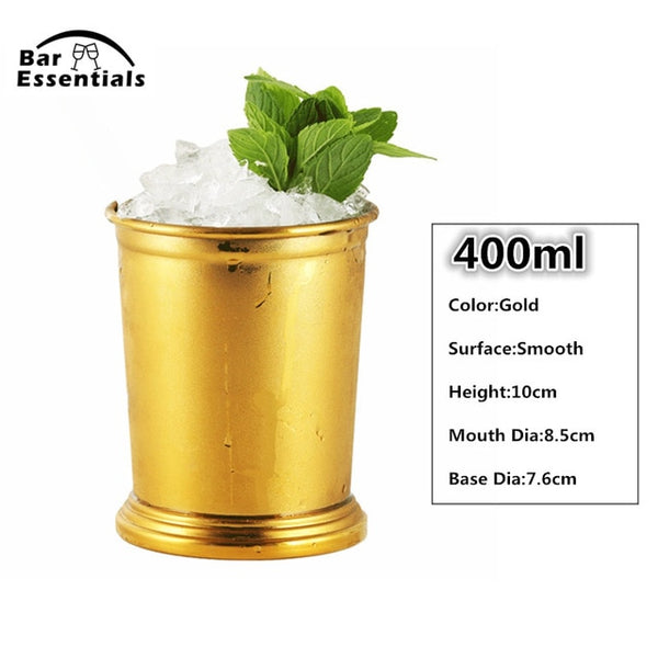 1 Piece 550ml Perfect Hammered Moscow Mule Mug Drum- Copper Plated Beer Cup Coffee Cup Stainless Steel-Copper Plated Cup