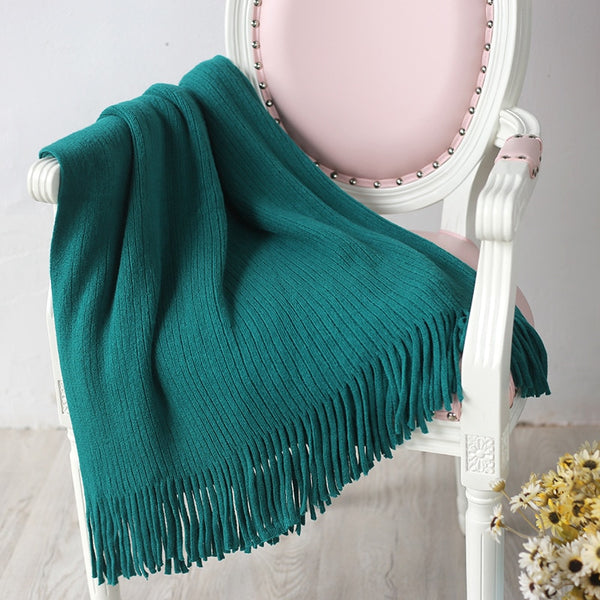 Battilo Home Decorative Soft Throw Blanket Perfect Gift Warm & Cozy for Couch Sofa Bed Beach Travel